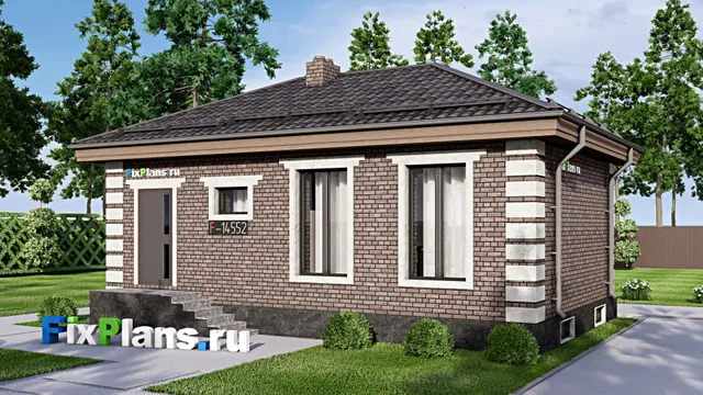 Проект бани 9 на 10, площадью 90 м² с терассой и санузлом