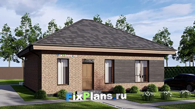 Проект дома с мансардой 12 на 12, площадью 160 м² с террасой и 4 спальнями