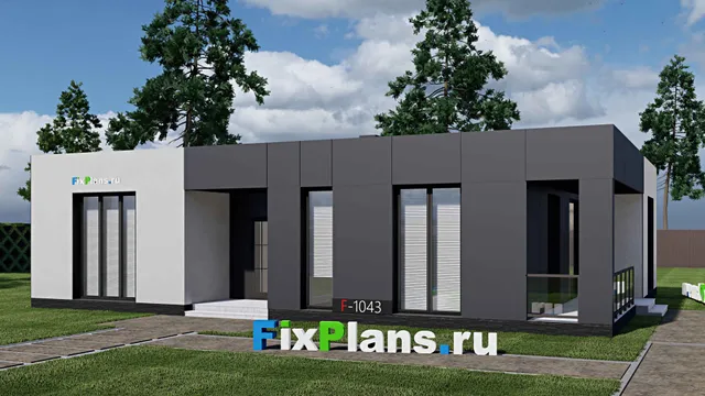 Проект одноэтажного дома 12 на 15, площадью 130 м² с террасой и 3 спальнями
