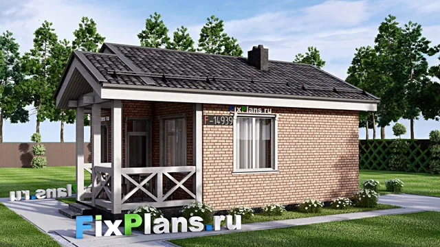 Проект бани 7 на 9, площадью 40 м² с терассой и санузлом