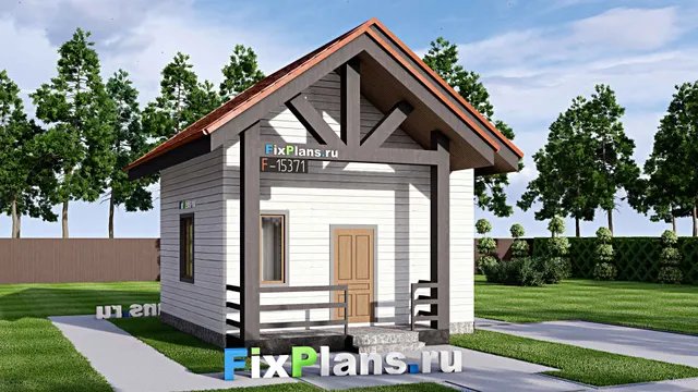 Проект бани 7 на 8, площадью 50 м² с комнатой отдыха, мансардой, санузлом и спальней