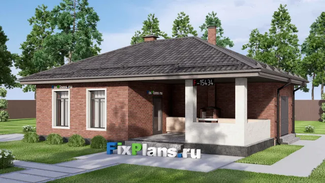 Проект бани 9 на 13, площадью 90 м² с комнатой отдыха, терассой и санузлом