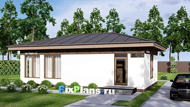 Проект бани 9 на 12, площадью 70 м² с комнатой отдыха, бассейном и санузлом