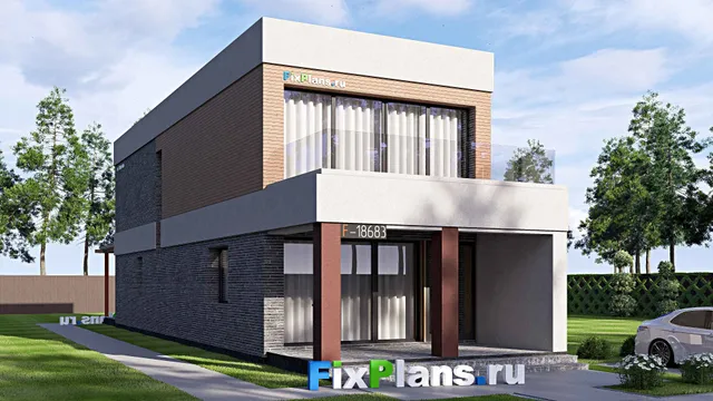 Проект двухэтажного дома 7 на 24, площадью 180 м² с террасой, балконом и 3 спальнями