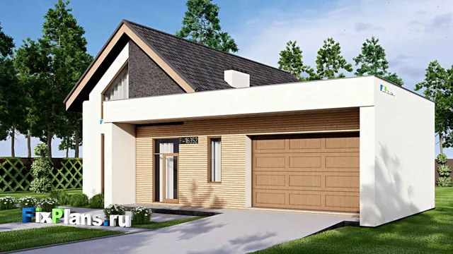 Проект дома с мансардой 17 на 20, площадью 260 м² с 4 спальнями
