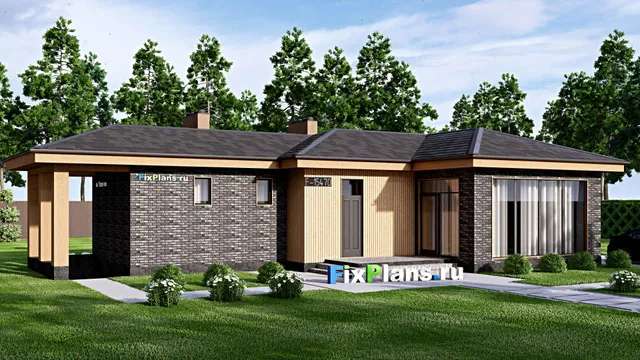 Проект бани 9 на 16, площадью 170 м² с комнатой отдыха, бассейном и санузлом