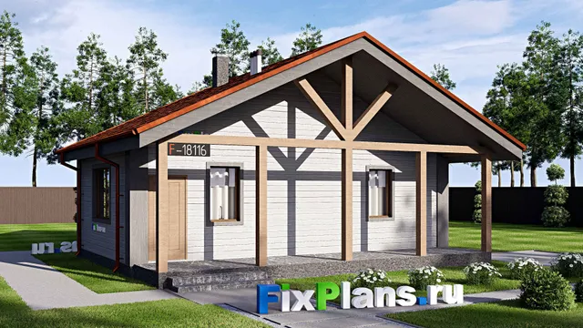 Проект бани 9 на 11, площадью 70 м² с терассой и санузлом