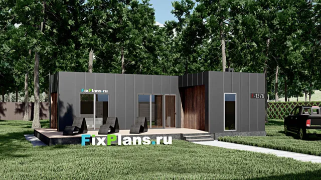 Проект бани 8 на 12, площадью 80 м² с терассой, санузлом и спальней