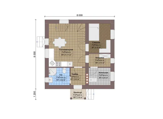 Планировка проекта F-5543