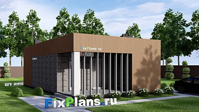 Проект бани 8 на 13, площадью 80 м² с комнатой отдыха, терассой и санузлом