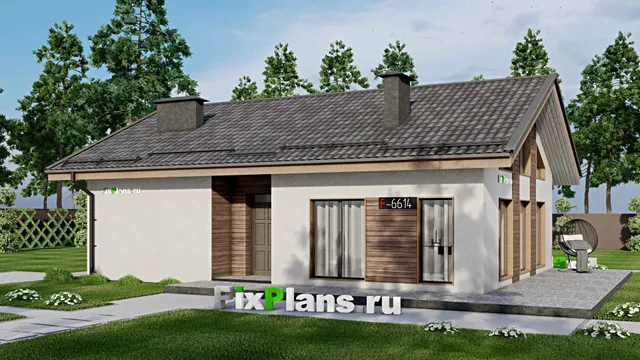 Проект одноэтажного дома 10 на 13, площадью 140 м² с 3 спальнями