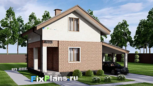 Проект бани 8 на 11, площадью 70 м² с комнатой отдыха, мансардой, санузлом и 2 спальнями