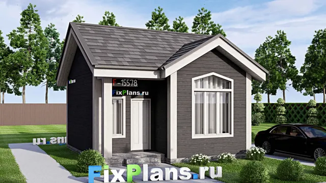 Проект бани 7 на 8, площадью 40 м² с комнатой отдыха и санузлом