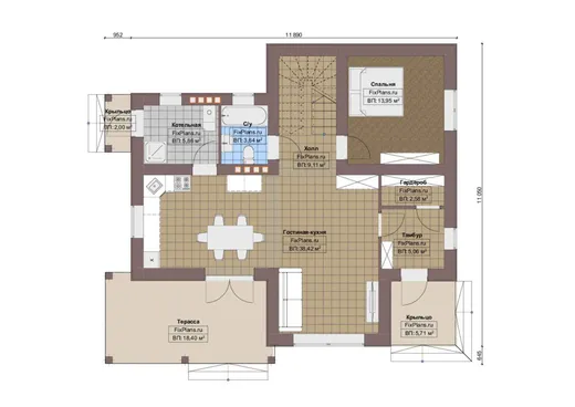 Планировка проекта F-5075